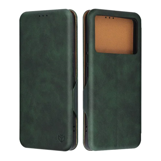 Калъф за Xiaomi Poco F6 Pro - Safe Wallet Plus - Зелен