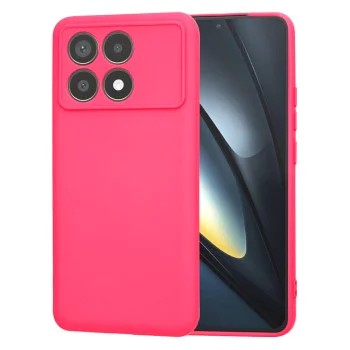Калъф за Xiaomi Poco F6 Pro - SoftFlex - Hot Pink