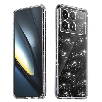 Калъф за Xiaomi Poco F6 Pro - SparkleSkin Series - Clear
