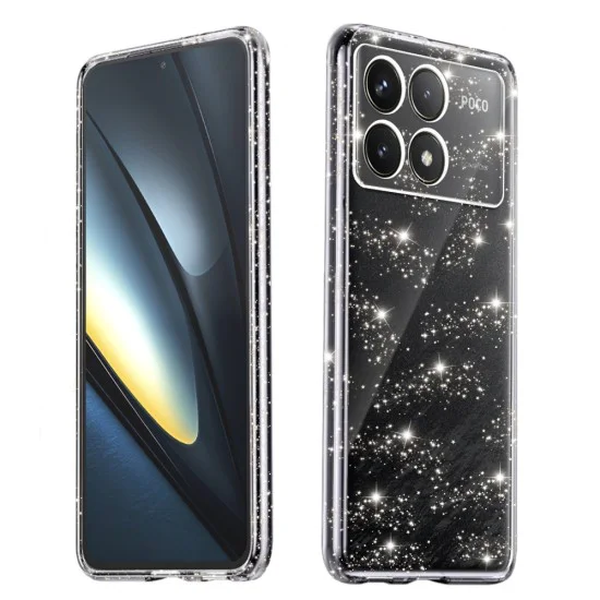 Калъф за Xiaomi Poco F6 Pro - SparkleSkin Series - Clear