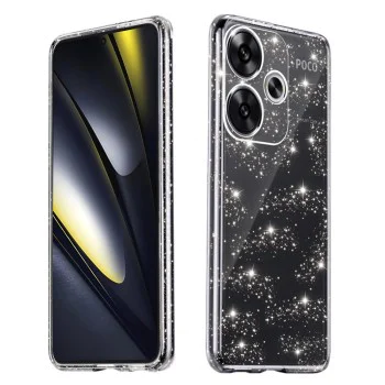 Калъф за Xiaomi Poco F6 - SparkleSkin Series - Clear