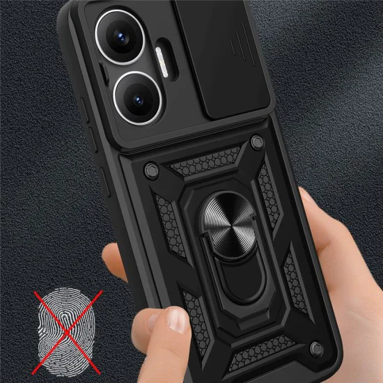 Калъф за Xiaomi Poco F7 - CamShield Series - черен