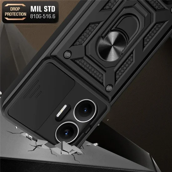 Калъф за Xiaomi Poco F7 - CamShield Series - черен