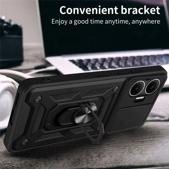 Калъф за Xiaomi Poco F7 - CamShield Series - черен