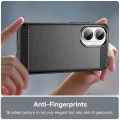 Калъф за Xiaomi Poco F7 - Carbon Silicone - Черен