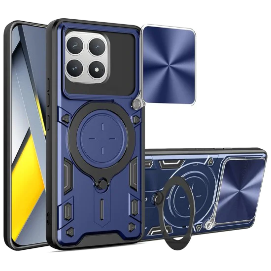 Калъф за Xiaomi Poco F8 Pro - Techsuit CamGuard Pro - Син