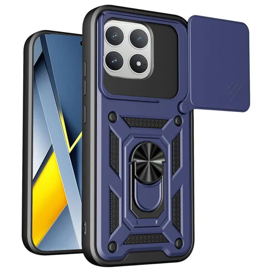 Калъф за Xiaomi Poco F8 Pro - Techsuit CamShield Series - Син