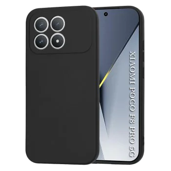 Калъф за Xiaomi Poco F8 Pro - Techsuit SoftFlex - Черен