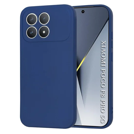 Калъф за Xiaomi Poco F8 Pro - Techsuit SoftFlex - Тъмносин