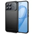Калъф за Xiaomi Poco F8 Ultra - Techsuit Carbon Silicone - Черен