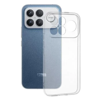 Калъф за Xiaomi Poco F8 Ultra - Techsuit Clear Silicone - Прозрачен
