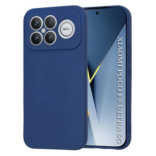 Калъф за Xiaomi Poco F8 Ultra - Techsuit SoftFlex - Тъмносин