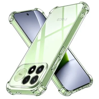 Калъф за Xiaomi Poco F9 Pro - Shockproof Clear Silicone - Techsuit - Прозрачен