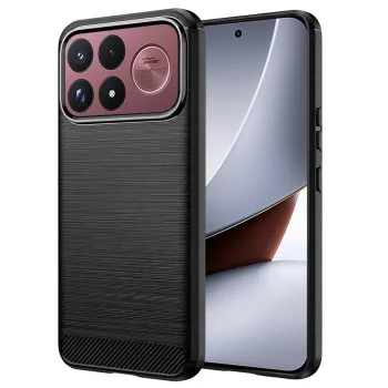 Калъф за Xiaomi Poco F9 Ultra - Carbon Silicone - Techsuit - Черен