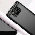 Калъф за Xiaomi Poco X3 / Poco X3 NFC / Poco X3 Pro - Carbon Silicone - Черен