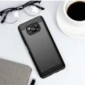 Калъф за Xiaomi Poco X3 / Poco X3 NFC / Poco X3 Pro - Carbon Silicone - Черен