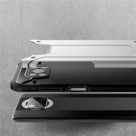 Калъф за Xiaomi Poco X3 / Poco X3 NFC / Poco X3 Pro - Hybrid Armor - Черен