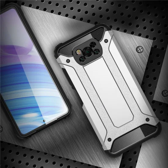 Калъф за Xiaomi Poco X3 / Poco X3 NFC / Poco X3 Pro - Hybrid Armor - Черен