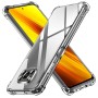 Калъф за Xiaomi Poco X3 / Poco X3 NFC / Poco X3 Pro - Удароустойчив Прозрачен Силиконов - Прозрачен