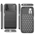 Калъф за Xiaomi Poco X4 Pro 5G - Carbon Silicone - Черен