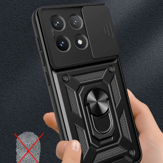 Калъф за Xiaomi Poco X6 Pro - CamShield Series - черен