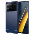 Калъф за Xiaomi Poco X6 Pro - Carbon Silicone - Blue