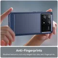 Калъф за Xiaomi Poco X6 Pro - Carbon Silicone - Blue