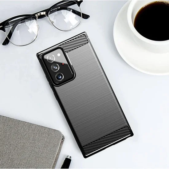 Калъф за Xiaomi Poco X6 Pro - Carbon Silicone - Blue