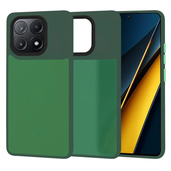 Калъф за Xiaomi Poco X6 Pro - HaloFrost Series - Midnight Green