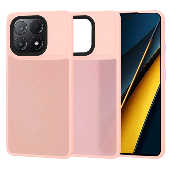 Калъф за Xiaomi Poco X6 Pro - HaloFrost Series - Розов