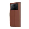 Калъф за Xiaomi Poco X6 Pro - Leather Folio - Brown