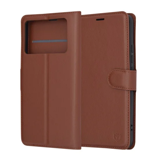 Калъф за Xiaomi Poco X6 Pro - Leather Folio - Brown