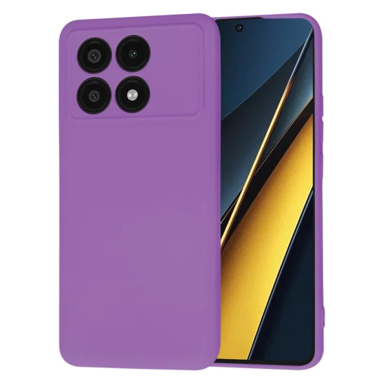 Калъф за Xiaomi Poco X6 Pro - SoftFlex - Лилав
