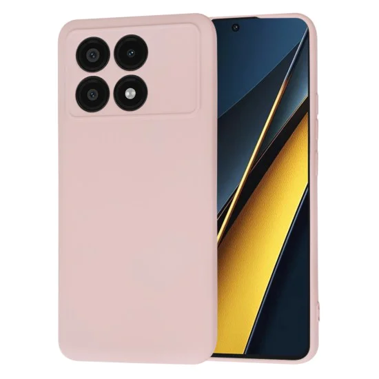 Калъф за Xiaomi Poco X6 Pro - SoftFlex - Pink Sand