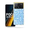 Калъф за Xiaomi Poco X6 Pro - Sparkly Glitter - Син