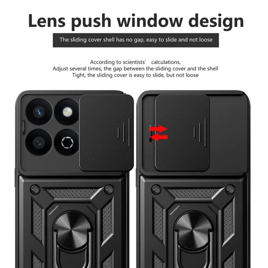 Калъф за Xiaomi Poco X7 Pro - CamShield Series - черен