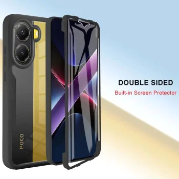 Калъф за Xiaomi Poco X7 Pro - Techsuit - ColorVerse 360 ​​Series + Screen Protector - Pink