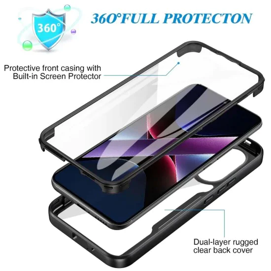 Калъф за Xiaomi Poco X7 Pro - Techsuit - ColorVerse 360 ​​Series + Screen Protector - Pink