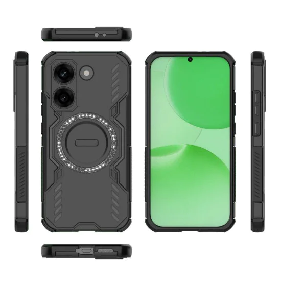 Калъф за Xiaomi Poco X8 Pro - ArmorMag Case - Techsuit - Черен