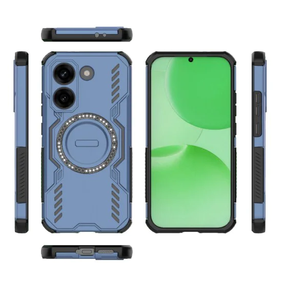 Калъф за Xiaomi Poco X8 Pro - ArmorMag Case - Techsuit - Син