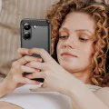Калъф за Xiaomi Poco X8 Pro - Carbon Silicone - Techsuit - Черен