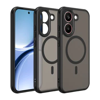 Калъф за Xiaomi Poco X8 Pro - HaloFrost II MagSafe - Techsuit - Черен