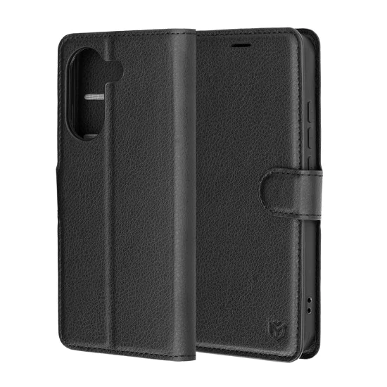 Калъф за Xiaomi Poco X8 Pro - Leather Folio - Techsuit - Черен