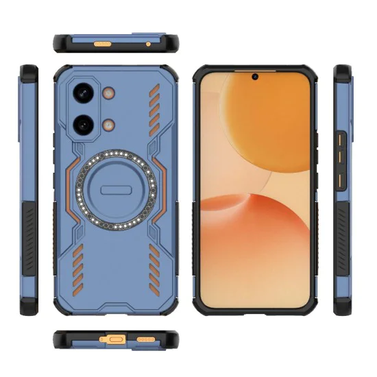 Калъф за Xiaomi Poco X8 Pro Max - ArmorMag Case - Techsuit - Син