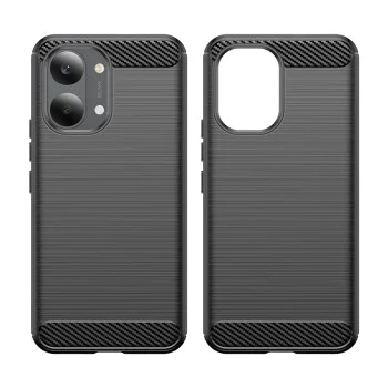 Калъф за Xiaomi Poco X8 Pro Max - Carbon Silicone - Techsuit - Черен