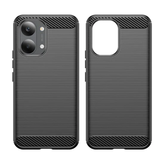 Калъф за Xiaomi Poco X8 Pro Max - Carbon Silicone - Techsuit - Черен