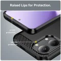 Калъф за Xiaomi Poco X8 Pro Max - Carbon Silicone - Techsuit - Черен