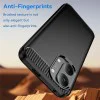 Калъф за Xiaomi Poco X8 Pro Max - Carbon Silicone - Techsuit - Черен