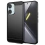 Калъф за Xiaomi Poco X8 Pro Max - Carbon Silicone - Techsuit - Черен