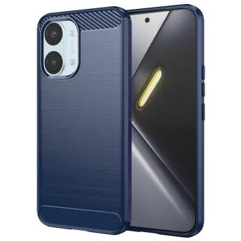 Калъф за Xiaomi Poco X8 Pro Max - Carbon Silicone - Techsuit - Син